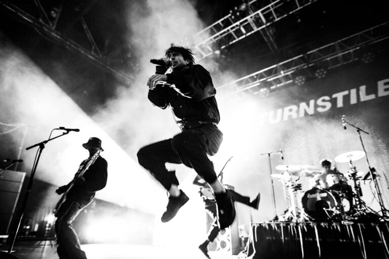 Turnstile perform on November 12, 2022 in Houston, United States. Turnstile Performs In Houston, United States - 12 Nov 2022