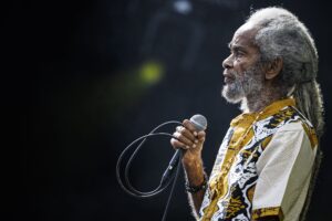 Jamaican reggae musician Max Romeo performs on the Vega stage during the 46th Paleo Festival in Nyon, Switzerland, 21 July 2023. The Paleo is an open-air music festival in the western part of Switzerland taking place from 18 to 23 July. Paleo music festival in Nyon, Switzerland - 21 Jul 2023