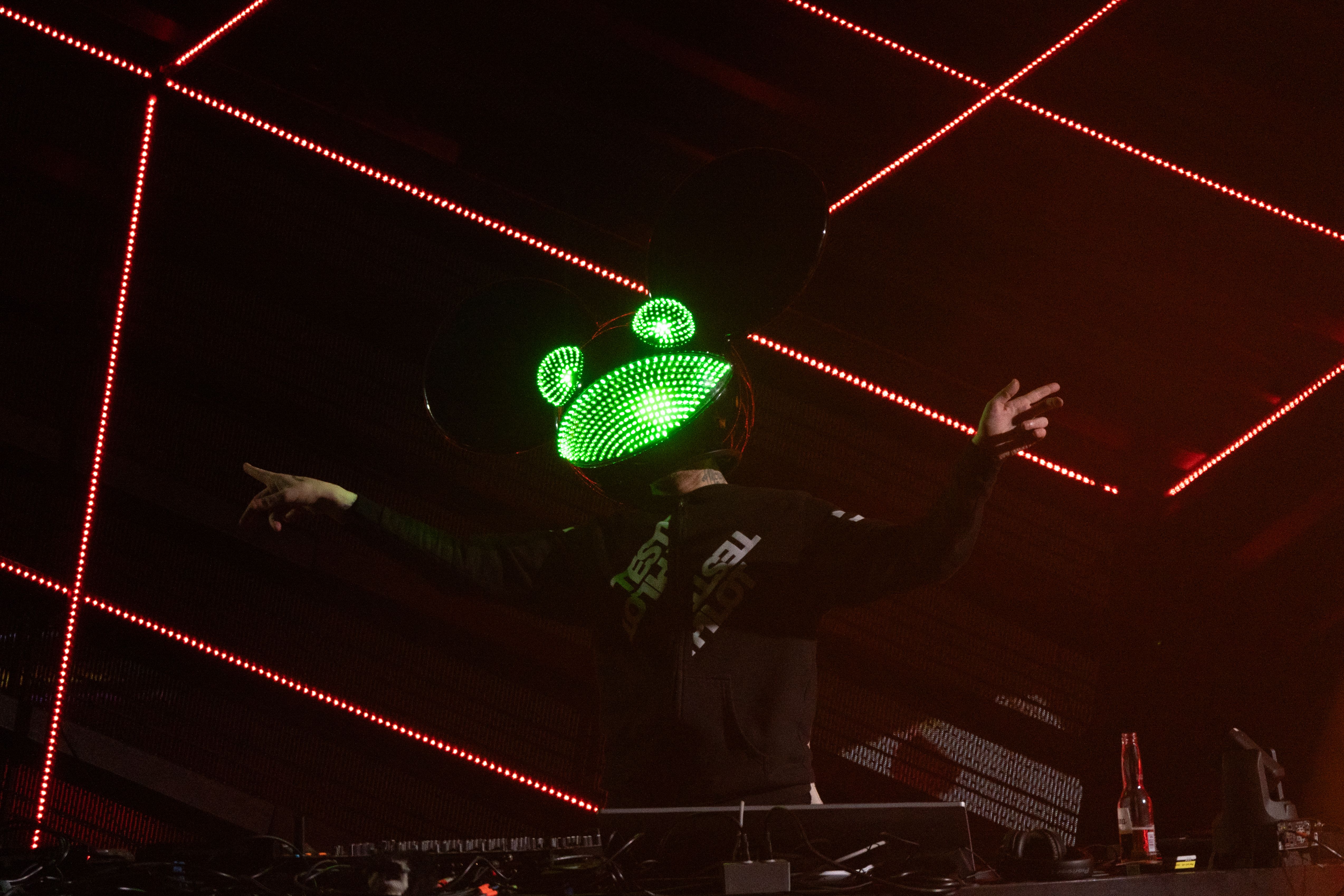 Deadmau5 performs during his 'Retro5pective: 25 Years Of deadmau5' at Brooklyn Mirage on May 03, 2024 Retro5pective: 25 Years Of deadmau5, Brooklyn Mirage, New York, NY, USA - 04 May 2024