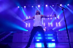 Gavin Rossdale of British rock band BUSH performs live on stage during Loaded: "The Greatest Hits Tour" concert at Hard Rock Live at Seminole Hard Rock Hotel & Casino Hollywood in Hollywood, Florida. 30 Aug 2024 Bush in concert, Hard Rock Live, Seminole Hard Rock Hotel & Casino, Hollywood, Florida, USA - 30 Aug 2024