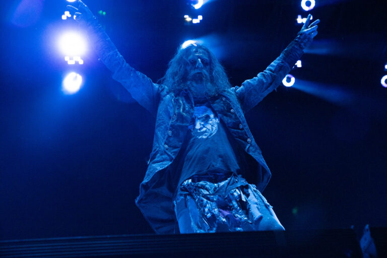 Rob Zombie and Alice Cooper perform in concert with special guests Filter and Ministry during the Freaks On Parade Tour. Freaks On Parade Tour 2024, Germainia Insurance Amphitheater, Austin, Texas, USA - 14 Sep 2024