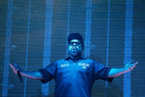 Ice Cube performing at Sidney Myer Music Bowl, Melbourne. Ice Cube, Sidney Myer Music Bowl, Melbourne, Victoria, Australia - 09 Mar 2025