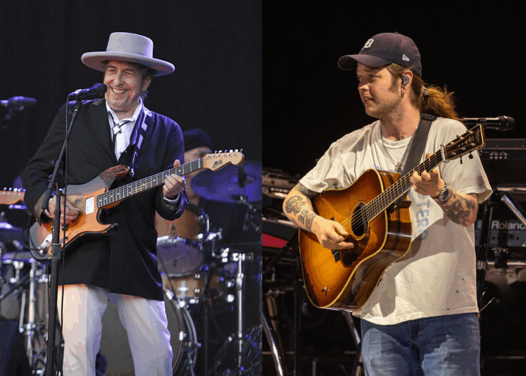LEFT PHOTO: Bob Dylan, Les Vieilles Charrues festival, Carhaix, France - 22 Jul 2012 RIGHT PHOTO: Billy Strings, Bonnaroo Music and Arts Festival, Manchester, Tennessee, USA - 14 Jun 2024