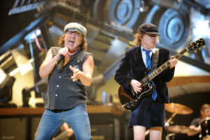 Brian Johnson and Angus Young of AC/DC perform at the BB&T Center, Sunrise, Florida, USA - 20 Dec 2008 AC/DC in concert, BB&T Center, Sunrise, Florida, USA - 23 Dec 2008