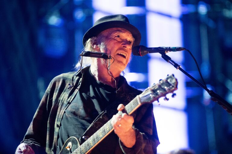 Neil Young performs during Farm Aid 2019 'Farm Aid', Alpine Valley Music Theatre, East Troy, Wisconsin, USA - 21 Sep 2019