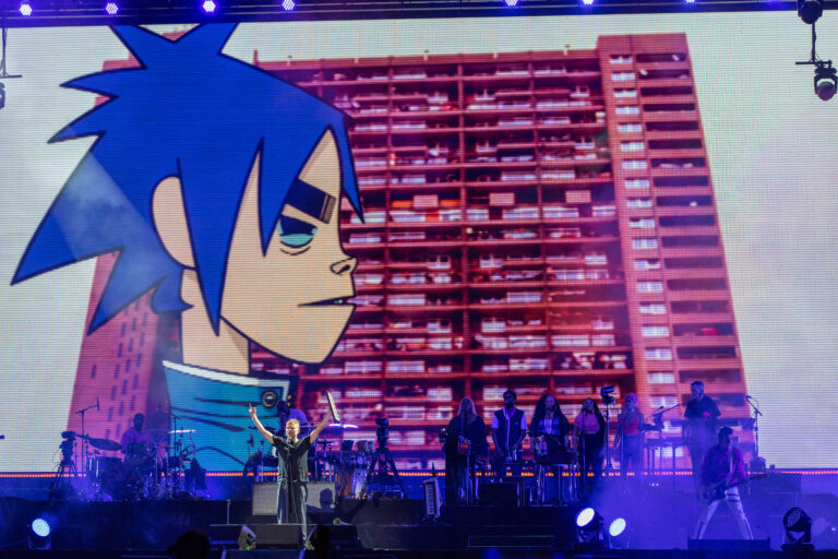 DAMON ALBARN of Gorillaz during the Life Is Beautiful Music Festival in Las Vegas, Nevada Life Is Beautiful Music Festival 2022 in Las Vegas, Nevada, U.S. - 17 Sep 2022