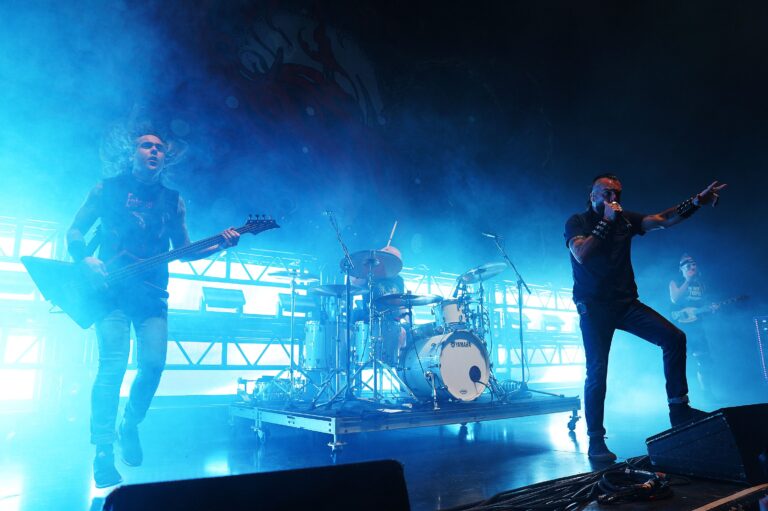 Members of the American metalcore band Killswitch Engage play at The Pavilion at Toyota Music Factory in Irving, Texas on Thursday October 20, 2022. Killswitch Engage, Dallas, Texas, USA - 20 Oct 2022
