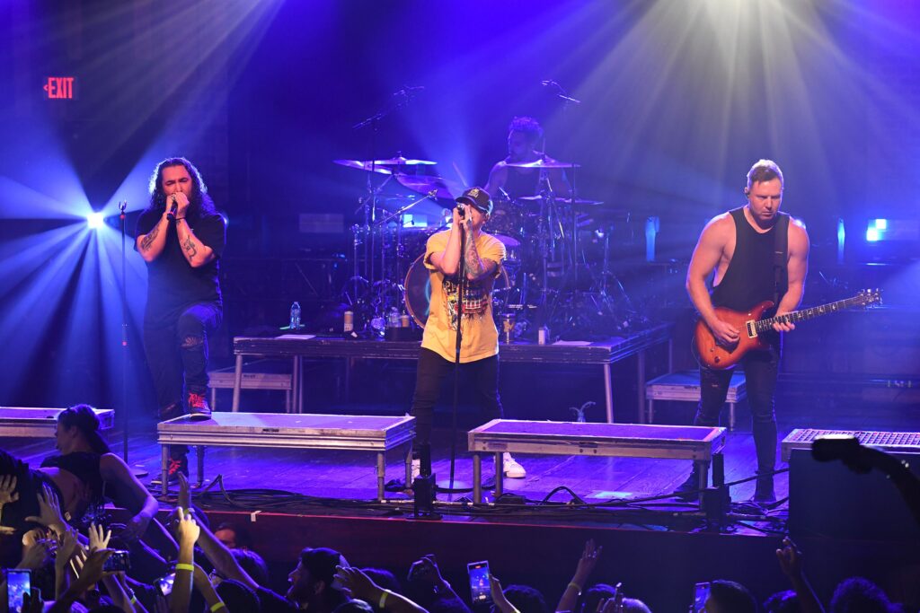 I Prevail in concert at True Power tour, Revolution Live, Fort Lauderdale, Florida, USA - 26 Nov 2022 Brian Burkheiser, Eric Vanlerberghe, Gabe Helguera and Steve Menoian of I Prevail perform I Prevail in concert at True Power tour, Revolution Live, Fort Lauderdale, Florida, USA - 26 Nov 2022