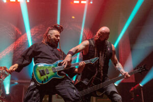 ZOLTAN BATHORY and CHRIS KAEL of Five Finger Death Punch at Alliant Energy Center in Madison, Wisconsin Five Finger Death Punch Performs in Madison, Wisconsin, U.S. - 02 Dec 2022