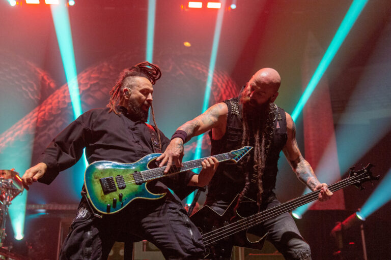 ZOLTAN BATHORY and CHRIS KAEL of Five Finger Death Punch at Alliant Energy Center in Madison, Wisconsin Five Finger Death Punch Performs in Madison, Wisconsin, U.S. - 02 Dec 2022