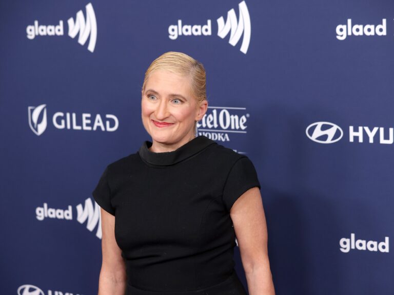 Jill Sobule attends the 34th annual GLAAD Media Awards ceremony at the Beverly Hilton Hotel in Beverly Hills, California on March 30, 2023. The GLAAD Media Awards recognize and honor media for their fair, accurate and inclusive representations of the lesbian, gay, bisexual, transgender and queer (LGBTQ) community and the issues that affect their lives. Gladd Media Awards, Beverly Hills, California, United States - 30 Mar 2023