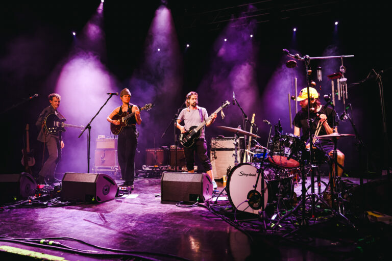 Adrianne Lenker, Buck Meek, Max Oleartchik, James Krivchenia of Big Thief performs live at Alcatraz on April 23, 2023 in Milan, Italy Big Thief Performs In Concert In Milan, Italy - 23 Apr 2023