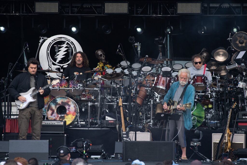 Dead and Company in concert, The Final Show, Oracle Park, San Francisco, California - 16 Jul 2023 Dead and Company -John Mayer, Jay Lane, Mickey Hart, Bob Weir Dead and Company in concert, The Final Show, Oracle Park, San Francisco, California - 16 Jul 2023