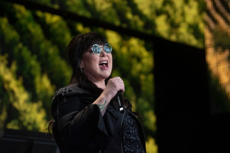 The Jim Irsay Band featuring Ann Wilson of Heart performs at Farm Aid 2023. Farm Aid 2023, Noblesville, Indiana - 23 Sep 2023