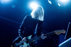 Kim Gordon performs at Avalon stage at the Roskilde Festival Music Festival, in Denmark, 05 July 2024. The Roskilde Festival takes place from 29 June to 06 July. 2024 Roskilde Festival, Denmark - 05 Jul 2024