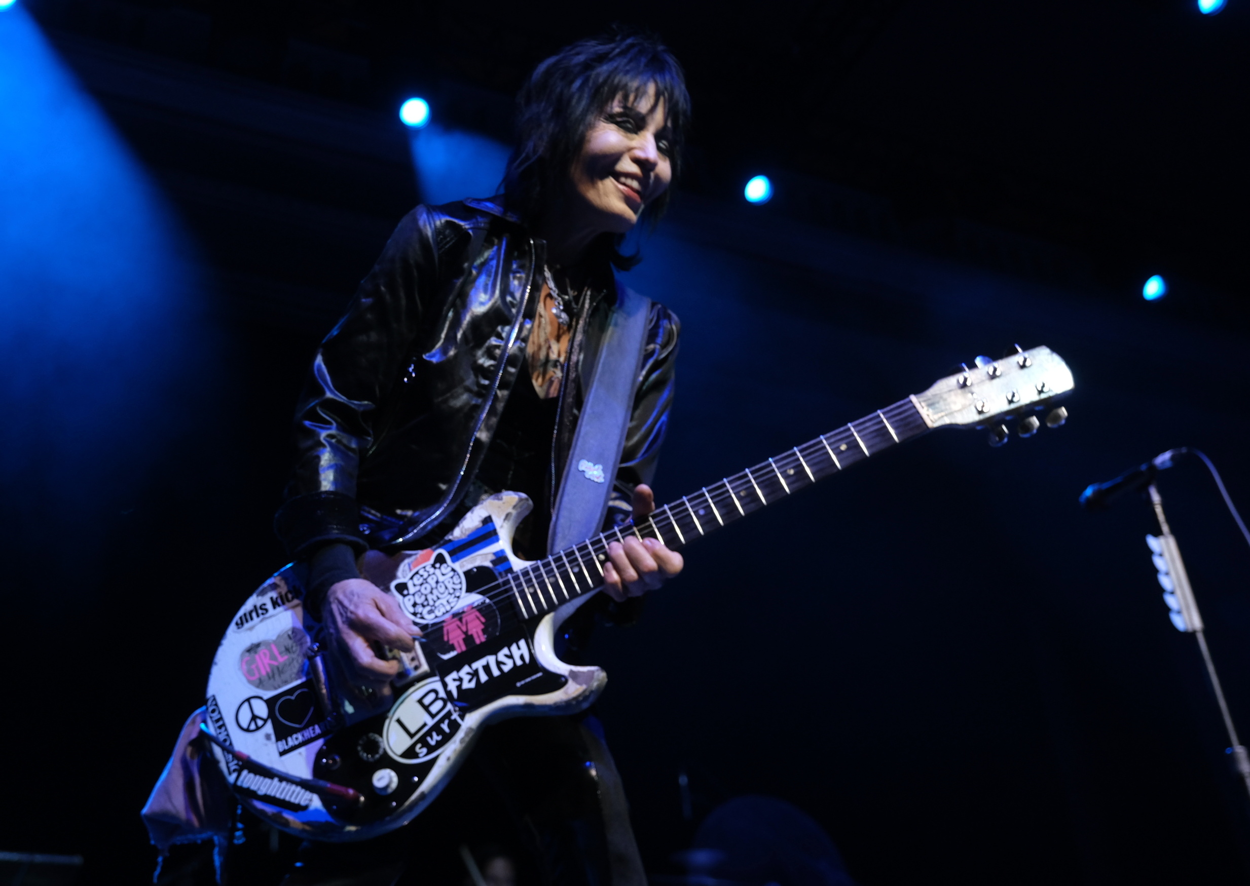 EXCLUSIVE - Joan Jett and The Blackhearts perform at The Creative Coalition's Benefit Gala Concert : Our Future, Our Freedom at the Ramova Theatre in Chicago, Illinois during the 2024 Democratic National Convention EXCLUSIVE - The Creative Coalition's Benefit Gala Concert: Our Future, Our Freedom at the Ramova Theatre, Chicago, Illinois, USA - 21 Aug 2024