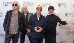 R.E.M.: Peter Buck, Mike Mills, Michael Stipe and Bill Berry attend 2024 Songwriters Hall of Fame Induction and Awards Gala at Marriott Marquis Hotel in New York on June 13, 2024 Lev Radin - 2024-06-13, New York, NY, USA - 13 Jun 2024