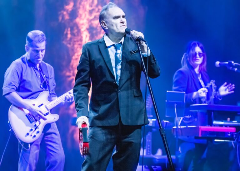 Morrissey (Steven Patrick Morrissey) in Concert at Old National Centre in Indianapolis, IN on Nov 22, 2024. Morrissey in Concert at The Murat Theatre at Old National Centre, Indianapolis, Indiana, USA - 22 Nov 2024
