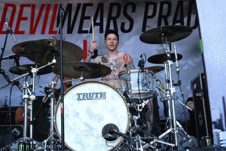 Daniel Williams of The Devil Wears Prada at the Van's Warped Tour on July 8, 2011 in Detroit, Michigan The Devil Wears Prada at the Van's Warped Tour on July 8, 2011 in Detroit, Michigan, Van's Warped Tour, Detroit, MI, USA - 08 Jul 2011