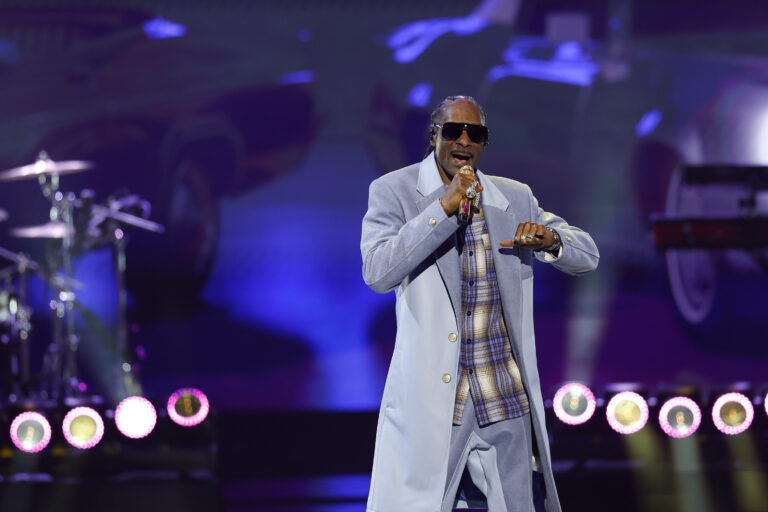 Snoop Dogg performs during the 2024 Game Awards at the Peacock Theater in Los Angeles, California, USA, 12 December 2024. The annual awards are given out for all aspects of the massive video game industry, including awards for best design, direction, acting, and narrative story. The 2024 Game Awards in Los Angeles, USA - 12 Dec 2024
