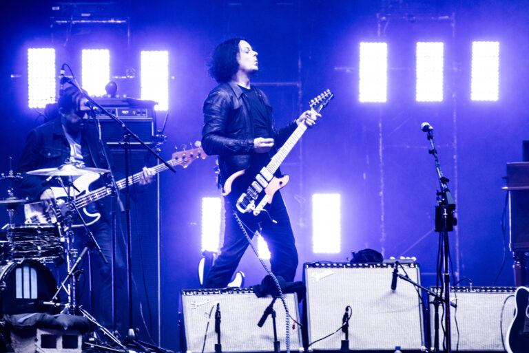 Jack White performs during day 3 of the 2024 Corona Capital Music Festival at Autódromo Hermanos Rodríguez on November 17, 2024 in Mexico City, Mexico. Photo: Annie Lesser/imageSPACE Corona Capital Music Festival, Autódromo Hermanos Rodríguez, Mexico City, Mexico - 17 Nov 2024