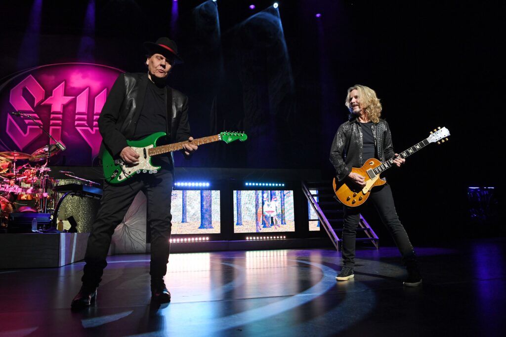 James "J.Y." Young and Tommy Shaw of Styx perform at Hard Rock Live held at the Seminole Hard Rock Hotel & Casino, Hollywood, Florida, USA - 12 Jan 2025 Styx in concert at Hard Rock Live held at the Seminole Hard Rock Hotel & Casino, Hollywood, Florida, USA - 12 Jan 2025