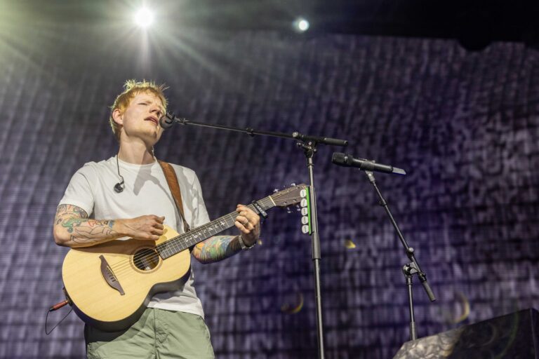 ED SHEERAN during Coachella Valley Music and Arts Festival at Empire Polo Club in Indio, California Coachella Music Festival 2025, Indio, California, u.s - 19 Apr 2025