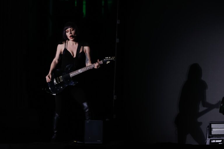 Lady Gaga performs during a rehearsal before her concert in Rio de Janeiro, Brazil, 02 May 2025. Gaga will perform at a free concert at the popular Rio de Janeiro beach on 03 May 2025. Lady Gaga performs during a rehearsal, Rio De Janeiro, Brazil - 02 May 2025