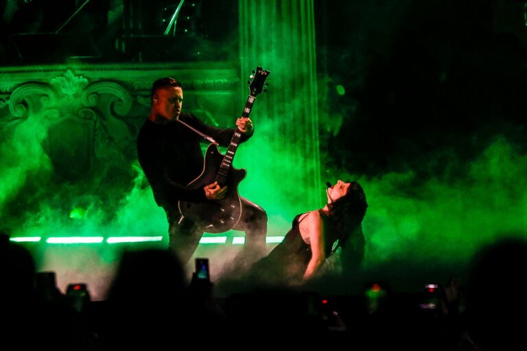 Lady Gaga (R) performs during a free mega concert at Copacabana beach in Rio de Janeiro, Brazil, 03 May 2025. Lady Gaga performs during a free mega concert, Rio De Janeiro, Brazil - 04 May 2025