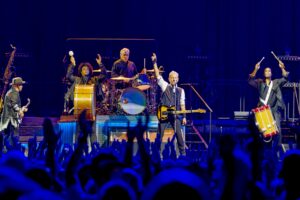 BRUCE SPRINGSTEEN and the E Street Band perform onstage during the opening night of The Land of Hope and Dreams Tour at Co-op Live Arena on May 14, 2025, in Manchester, England. The 2025 tour is SPRINGSTEEN's first major European run since 2023 and features classic hits alongside material from his recent albums. The show took place at the UK's newest and largest indoor arena. Bruce Springsteen Opens The Land Of Hope And Dreams Tour In Manchester, United Kingdom - 14 May 2025