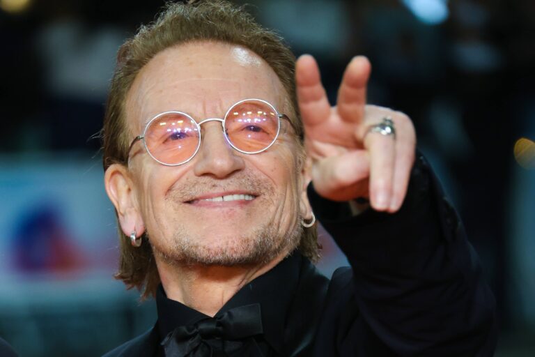 Bono attending the "Bono: Stories Of Surrender" red carpet at the 78th annual Cannes Film Festival at Palais des Festivals on May 16, 2025 in Cannes, France. "Bono: Stories Of Surrender" Red Carpet - 78th Annual Cannes Film Festival, France - 16 May 2025