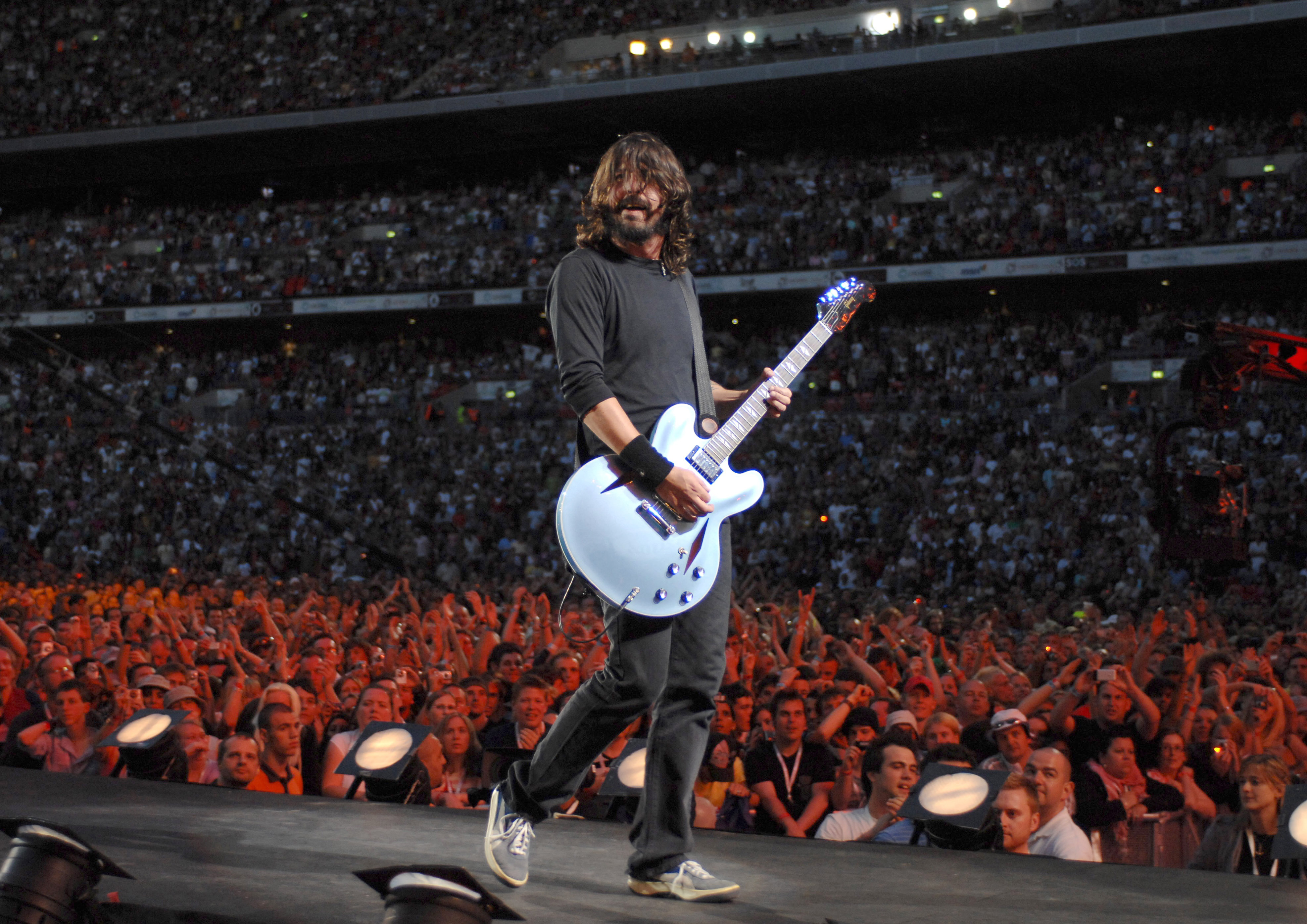 Foo Fighters - Dave Grohl Live Earth concert, Wembley Stadium, London, Britain - 07 Jul 2007