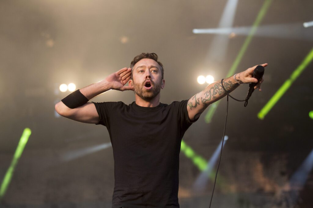 Tim Mcilrath Lead Singer and Guitarist of the Chicago-based Melodic Hardcore Band Rise Against Performs During Their Concert at the Annual Volt Festival in Sopron 208 Kms West of Budapest Hungary 02 July 2015 the Festival Runs From 01 to 04 July 2015 and Presents International Acts on 15 Stages Hungary Sopron Hungary Music Festival - Jul 2015