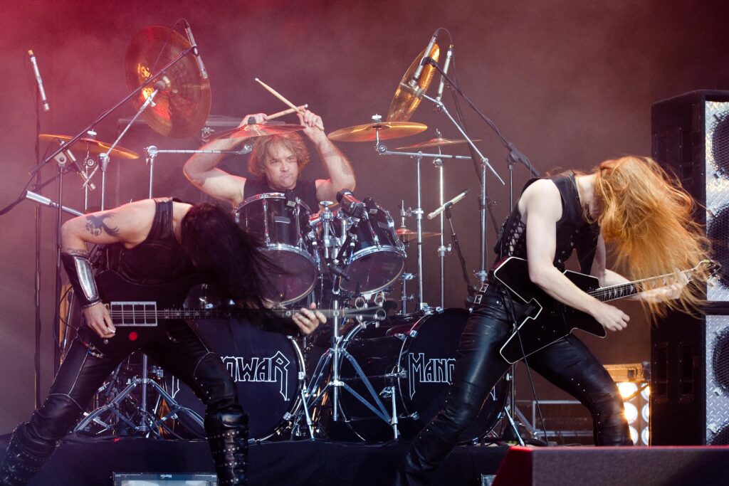Manowar in concert, Moscow, Russia - 24 Jul 2009 Manowar - Joey DeMaio, Scott Columbus and Karl Logan Manowar in concert, Moscow, Russia - 24 Jul 2009