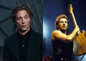 LEFT PHOTO: Jeremy Allen White, The Prelude to the Olympics 2024, Fondation Louis Vuitton, Paris, Île-de-France, France - 25 Jul 2024 RIGHT PHOTO: Bruce Springsteen