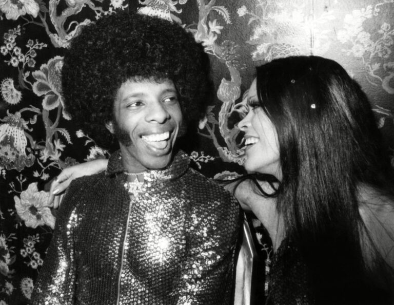 Sly Stone, of Sly & the Family Stone, and his wife, Kathy Silva, Circa 1974. Historical Collection