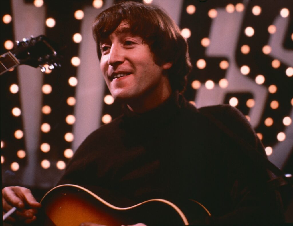 The Beatles - 1964 New picture/image found in the Archive files, not previously available on site, kept on Hold for possible exclusive purposes - for inquiries please Edd Griffin, Laura Watts or Nick Lawton - Archive, Nov 2024. The Beatles - John Lennon The Beatles - 1964