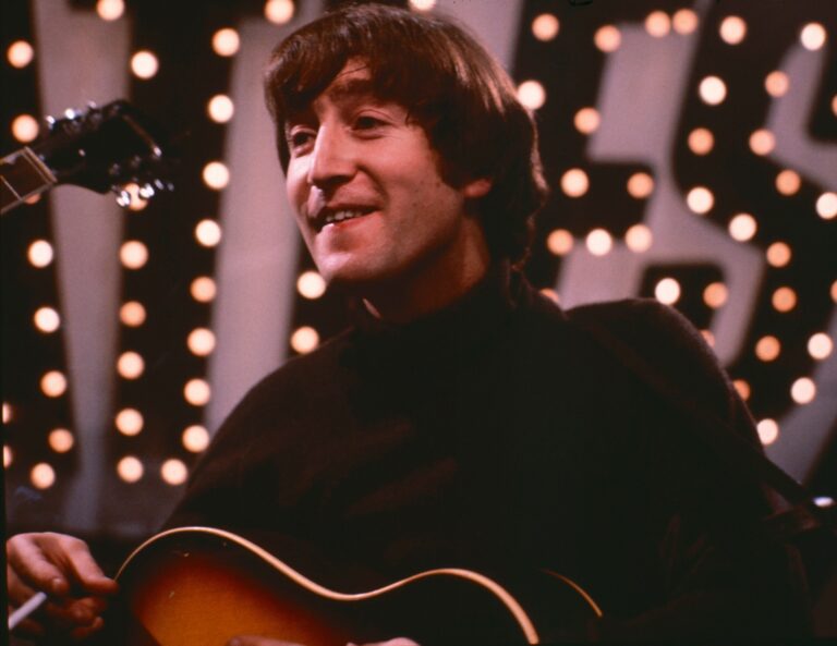 New picture/image found in the Archive files, not previously available on site, kept on Hold for possible exclusive purposes - for inquiries please Edd Griffin, Laura Watts or Nick Lawton - Archive, Nov 2024. The Beatles - John Lennon The Beatles - 1964