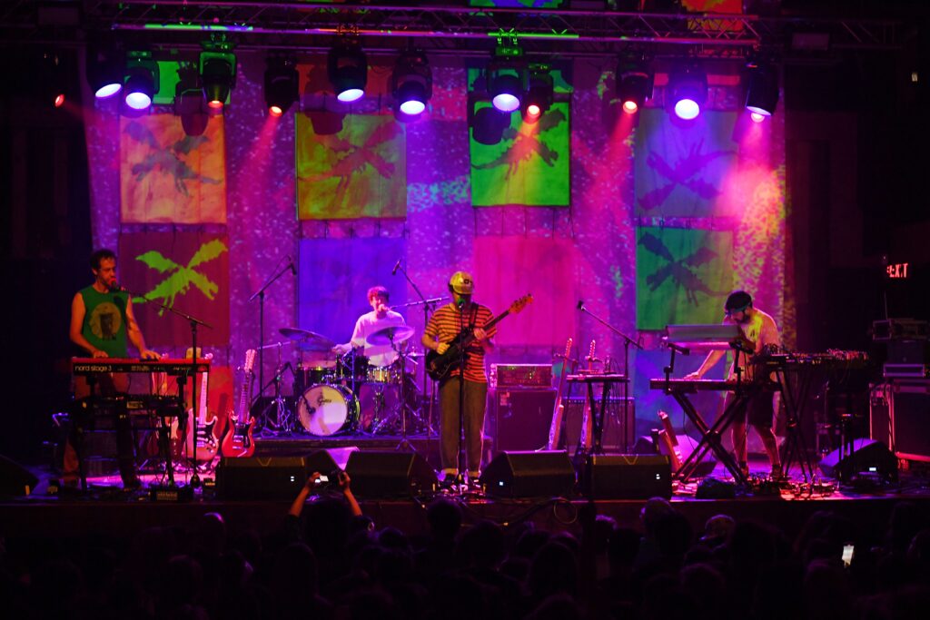 Animal Collective in concert, Revolution Live, Fort Lauderdale, Florida, USA - 08 Jul 2022 Deakin, Panda Bear, Avey Tare and Geologist of Animal Collective perform at Revolution Live, Fort Lauderdale, Florida, USA - 08 Jul 2022 Animal Collective in concert, Revolution Live, Fort Lauderdale, Florida, USA - 08 Jul 2022