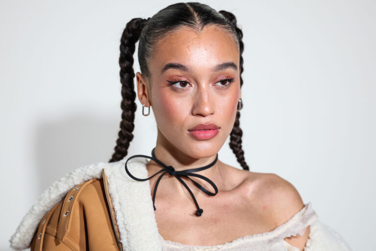 American singer Nezza (Vanessa Hernandez) arrives at REVOLVE x AT&T Present REVOLVE Winterland held at 55 N La Cienega Boulevard on December 8, 2022 in Beverly Hills, Los Angeles, California, United States. REVOLVE x AT&T Present REVOLVE Winterland, 55 N La Cienega Boulevard, Beverly Hills, Los Angeles, California, United States - 08 Dec 2022