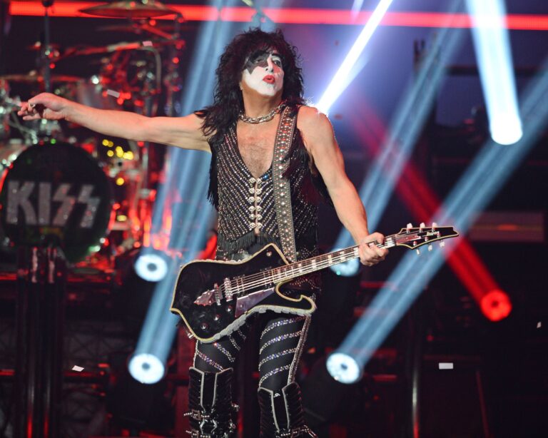 Paul Stanley of KISS performs during 'The End Of The Road' Tour at The iTHINK Financial Amphitheatre, West Palm Beach, Florida, USA - 21 Sep 2022 KISS in concert on the 'The End Of The Road' Tour, iTHINK Financial Amphitheatre, West Palm Beach, Florida, USA - 21 Sep 2022