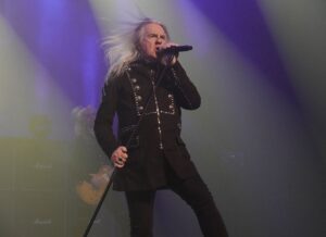Biff Byford of Saxon performs during The "Hell, Fire & Chaos" Tour at The Parker, Fort Lauderdale, Florida, USA - 23 Apr 2024 Saxon in concert during The Hell, Fire and Chaos Tour at The Parker, Fort Lauderdale, Florida, USA - 23 Apr 2024