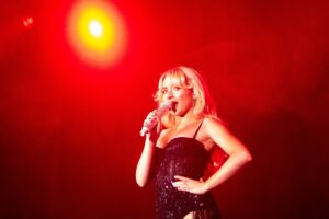 Sabrina Carpenter performs at the Outside Lands 2024 Music and Arts Festival held in Golden Gate Park on August 10, 2024 in San Francisco, California. Photo: Annie Lesser/imageSPACE Outside Lands Music Festival, Day Two, San Francisco, California, USA - 10 Aug 2024