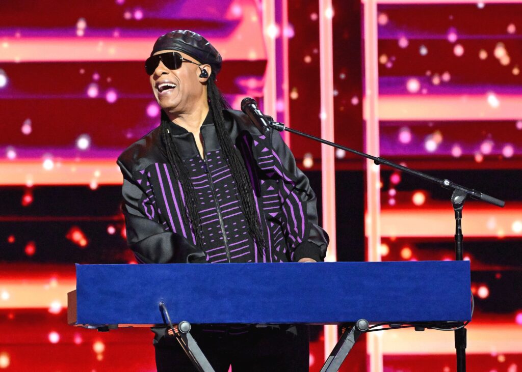 Democratic National Convention, Day 3, Chicago, USA - 21 Aug 2024 Stevie Wonder Democratic National Convention, Day 3, Chicago, USA - 21 Aug 2024