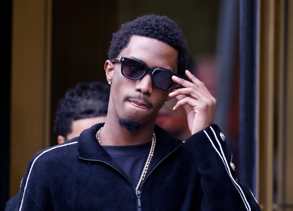 Sean 'Diddy' Combs Charged with Racketeering Conspiracy and Sex Trafficking, New York, United States - 17 Sep 2024 Photo by John Angelillo/UPI/Shutterstock (14724906f)
King Combs, son of Sean "Diddy" Combs, arrives at Manhattan federal court on Tuesday, September 17, 2024 in New York. Music mogul Sean "Diddy" Combs has been charged with racketeering conspiracy and sex trafficking in a federal indictment unsealed Tuesday in New York. Combs is now inside the federal courthouse in Manhattan, according to a law enforcement official.
Sean 'Diddy' Combs Charged with Racketeering Conspiracy and Sex Trafficking, New York, United States - 17 Sep 2024