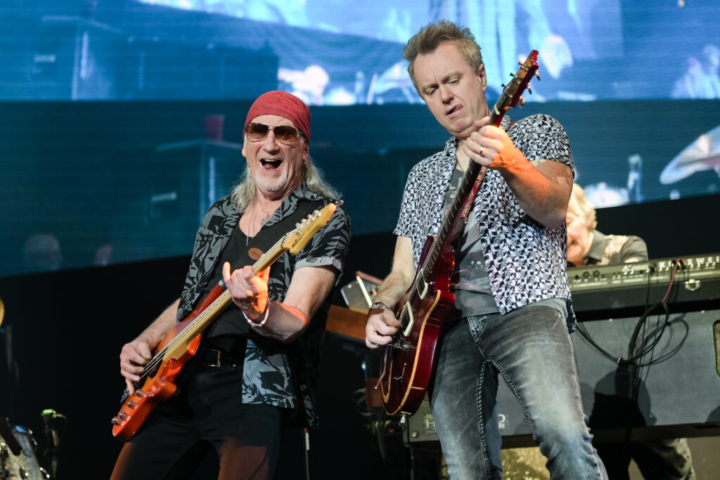 Deep Purple in concert, The O2, London, UK - 06 Nov 2024 Deep Purple - Roger Glover, Simon McBride Deep Purple in concert, The O2, London, UK - 06 Nov 2024