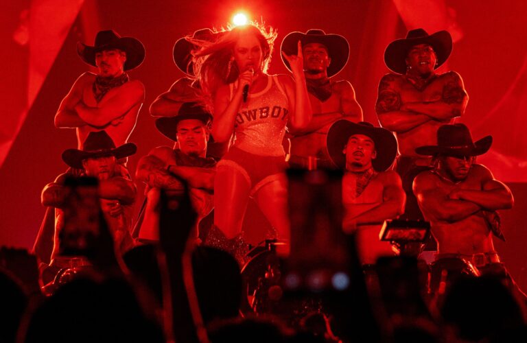 Beyoncé Knowles-Carter on stage at NRG Stadium in her home city, Houston Texas ON JUNE 28, 2025. This was the first of two shows here on her COWBOY CARTER TOUR. Beyoncé "Cowboy Carter Tour" in concert, Houston, Texas, USA - 28 Jun 2025