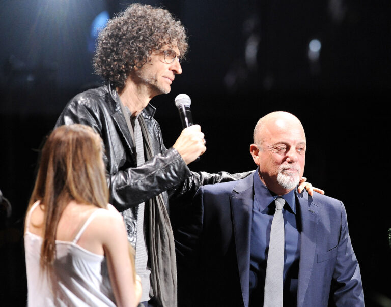 Howard Stern, Billy Joel Billy Joel in concert, New York, America - 09 May 2014