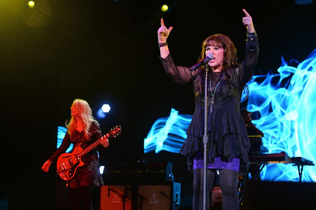 Nancy Wilson, Ann Wilson Heart in concert at The Perfect Vodka Amphitheatre, West Palm Beach, Florida, USA - 23 Sep 2016