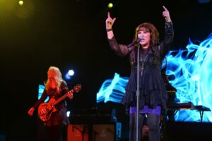Nancy Wilson, Ann Wilson Heart in concert at The Perfect Vodka Amphitheatre, West Palm Beach, Florida, USA - 23 Sep 2016